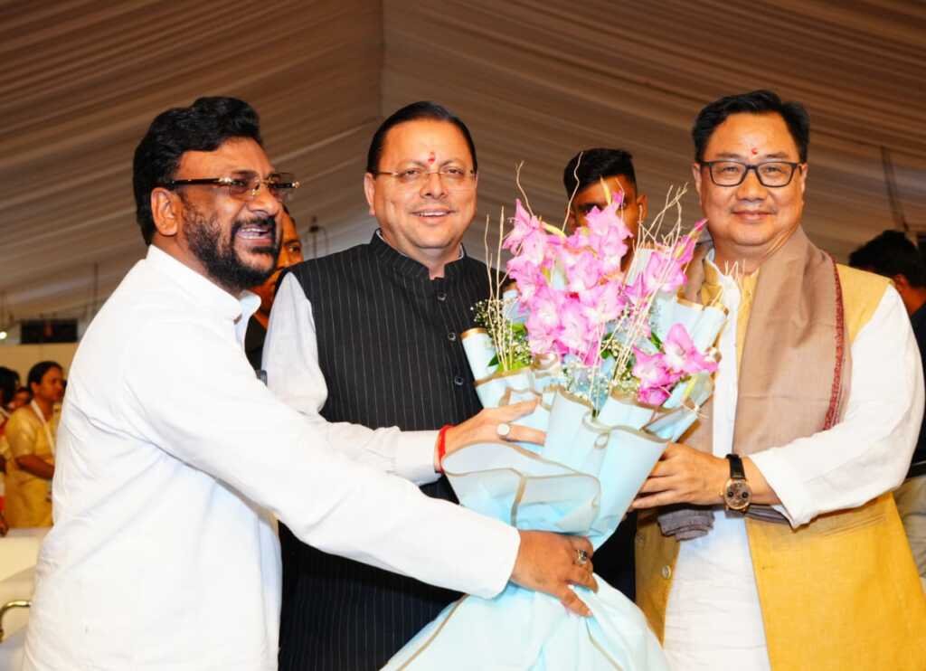 देहरादून में मुख्यमंत्री पुष्कर सिंह धामी एवं केंद्रीय मंत्री किरेन रिजिजू ने किया छठे ‘लोक संवर्धन पर्व’ का शुभारंभ, लोक संवर्धन पर्व के आयोजन में केंद्र के साथ साझेदारी करने वाला उत्तराखंड बना देश का पहला राज्य*